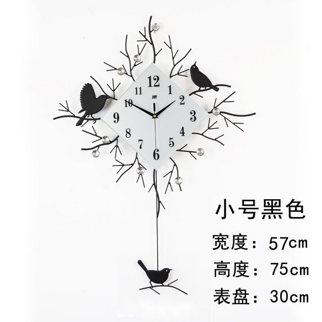 European Minimalist Creative Wall Clock Living Room Mute Clock Modern Home Clock Fashion Decorative Quartz Clock 2019 Hot Sale
