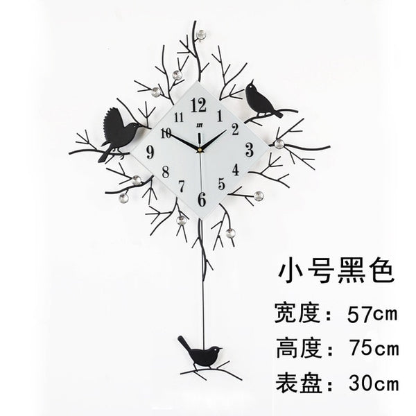 European Minimalist Creative Wall Clock Living Room Mute Clock Modern Home Clock Fashion Decorative Quartz Clock 2019 Hot Sale