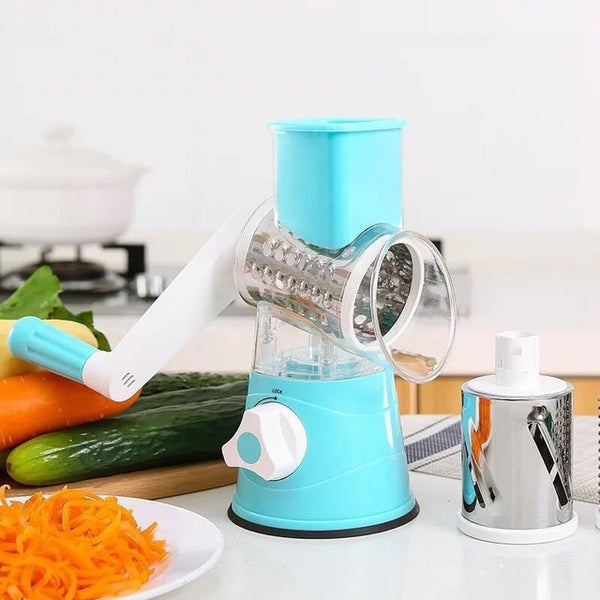 Vegetable Cutter Slicer Cutter Kitchen Tool Manual Multifunctional Round Mandoline Potato Cheese Kitchen Gadgets Accessories