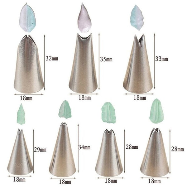 1/3/5/7pc/set of chrysanthemum Nozzle Icing Piping Pastry Nozzles kitchen gadget baking accessories Making cake decoration tools
