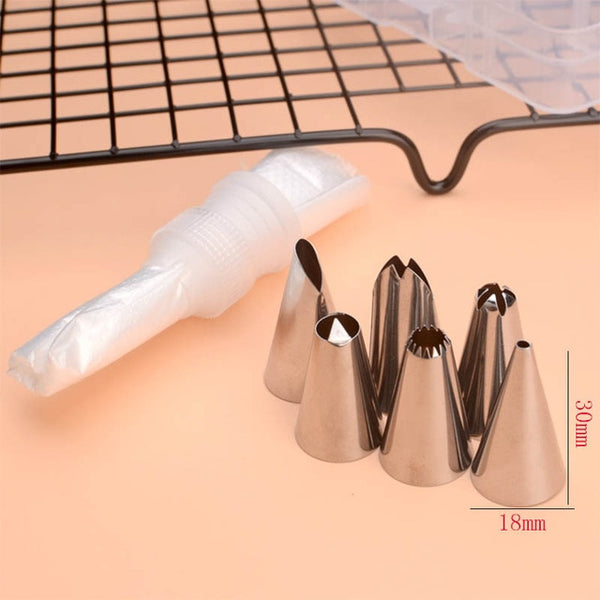 1/3/5/7pc/set of chrysanthemum Nozzle Icing Piping Pastry Nozzles kitchen gadget baking accessories Making cake decoration tools