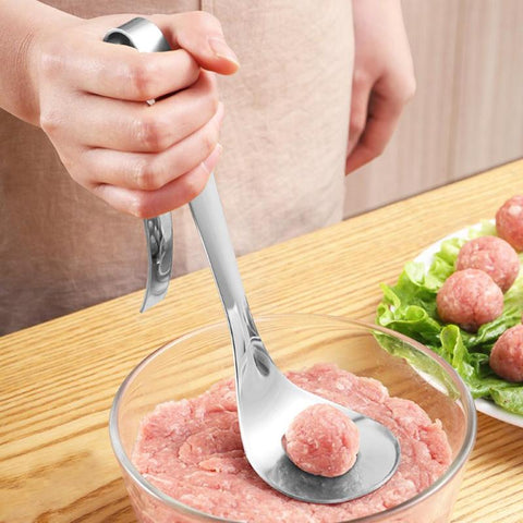 Non-Stick Creative Meatball Maker Stainless Steel Kitchen Meat Ball Mold Spoon Kitchen Gadget Meat Tools