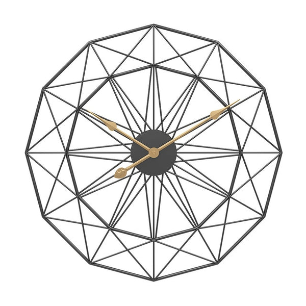 Unique Nordic Iron Art Hanging Wall Clock Modern Mute Clocks Large Clocks For Living Room Mediterranean Style Home Decor 60cm
