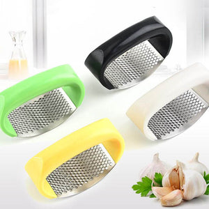 Stainless Steel Garlic Presses Manual Garlic Mincer Chopping Garlic Tools Curve Fruit Vegetable Tools Kitchen Gadgets