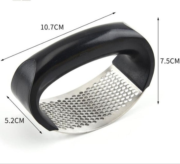 Stainless Steel Garlic Presses Manual Garlic Mincer Chopping Garlic Tools Curve Fruit Vegetable Tools Kitchen Gadgets