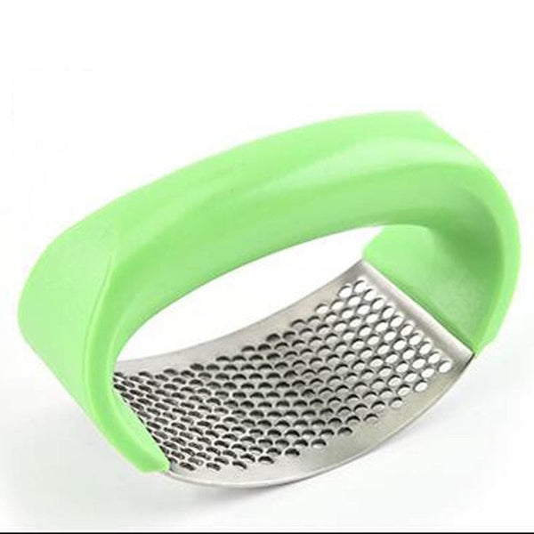 Stainless Steel Garlic Presses Manual Garlic Mincer Chopping Garlic Tools Curve Fruit Vegetable Tools Kitchen Gadgets