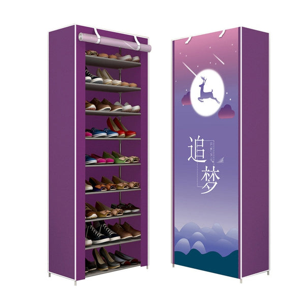 Shoes Rack Single Row Shoe Shelf Multifunctional Combination Storage Cabinet Home Furniture Closets Modern Furniture