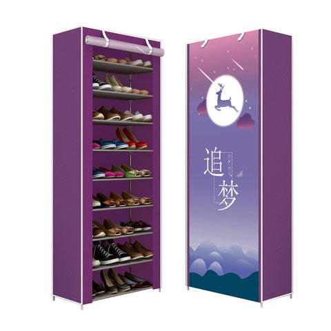 Shoes Rack Single Row Shoe Shelf Multifunctional Combination Storage Cabinet Home Furniture Closets Modern Furniture