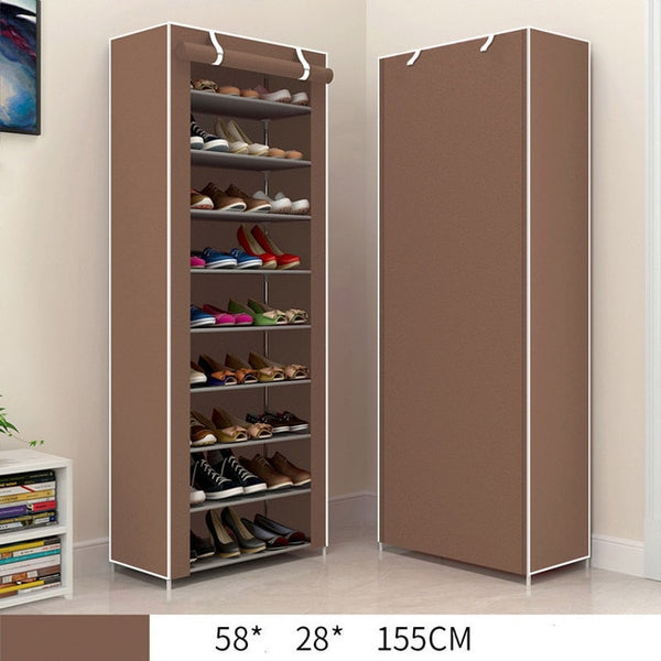 Shoes Rack Single Row Shoe Shelf Multifunctional Combination Storage Cabinet Home Furniture Closets Modern Furniture