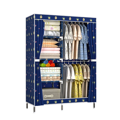 Cloth Wardrobe For clothes Fabric Folding Portable Closet Storage Cabinet Bedroom Home Furniture