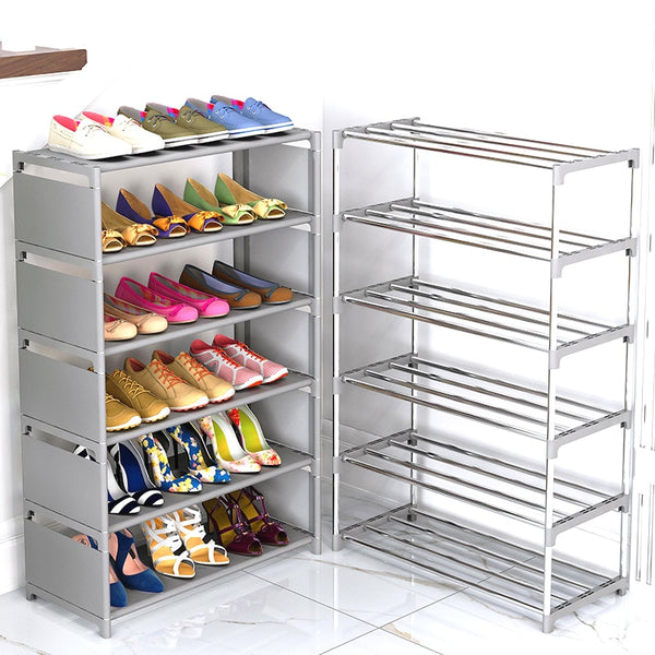 Simple Assembled Shoe Cabinet Nonwoven Fabric Dustproof Shoes Storage Home Dorm Hallway Stand Holder Shelf Furniture Shoe Rack
