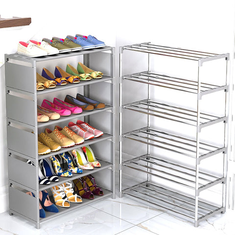 Simple Assembled Shoe Cabinet Nonwoven Fabric Dustproof Shoes Storage Home Dorm Hallway Stand Holder Shelf Furniture Shoe Rack