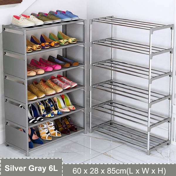 Simple Assembled Shoe Cabinet Nonwoven Fabric Dustproof Shoes Storage Home Dorm Hallway Stand Holder Shelf Furniture Shoe Rack