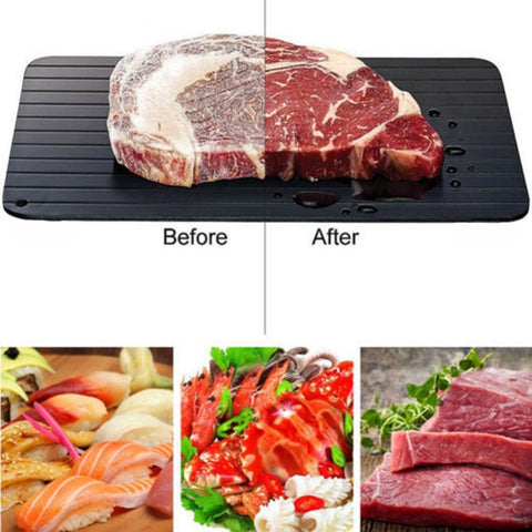 Meijuner Schnelle Abtauen Tablett Tauwetter Tiefkühlkost Fleisch Obst Schnell Abtauen Platte Bord Abtauung Küche Gadget Werkzeug
