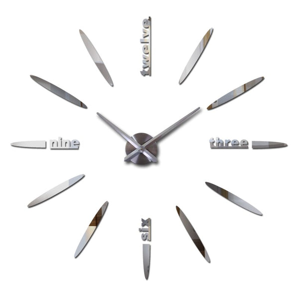New Hot Clock Watch Wall Clocks Modern Design Large Decorative Quartz Living Room Acrylic Eva Circular Needle Freeshipping