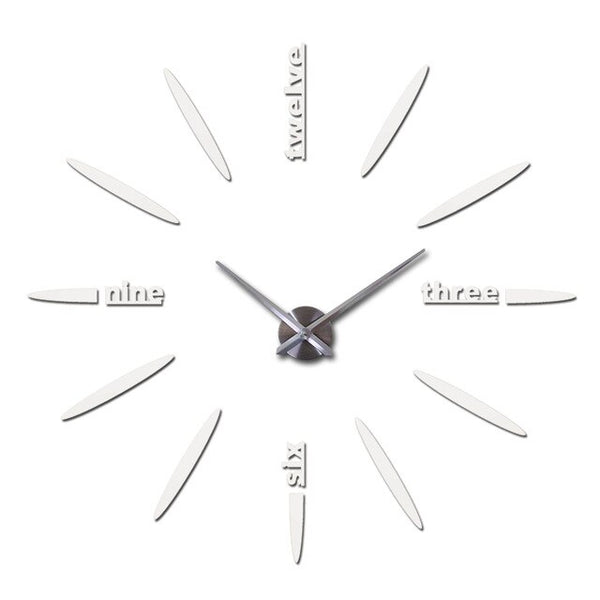 New Hot Clock Watch Wall Clocks Modern Design Large Decorative Quartz Living Room Acrylic Eva Circular Needle Freeshipping