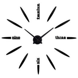 New Hot Clock Watch Wall Clocks Modern Design Large Decorative Quartz Living Room Acrylic Eva Circular Needle Freeshipping
