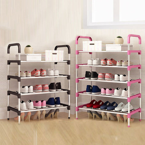 Multi-layer Simple Shoe Cabinet Household Dustproof Cloth Shoe Rack Economic Dormitory Assembly Small Shoes Shelf Home Furniture