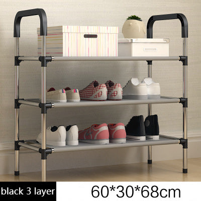 Multi-layer Simple Shoe Cabinet Household Dustproof Cloth Shoe Rack Economic Dormitory Assembly Small Shoes Shelf Home Furniture
